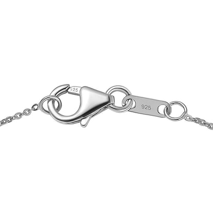 Catalina Iolite Starflare Pendant Necklace in Sterling Silver