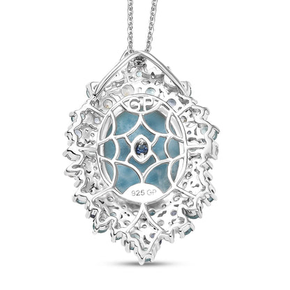 Larimar & Multi-Gemstone Necklace – For When You Need to Be Heard