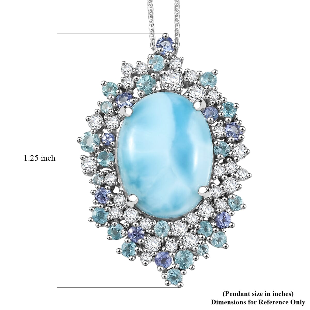 Larimar & Multi-Gemstone Necklace – For When You Need to Be Heard