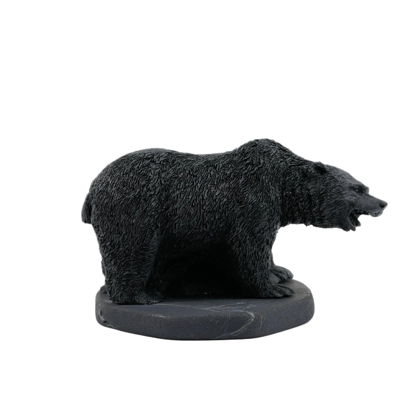 Shungite Grizzly Bear: Home Guardian & Spiritual Defender