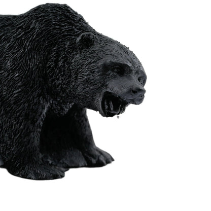 Shungite Grizzly Bear: Home Guardian & Spiritual Defender