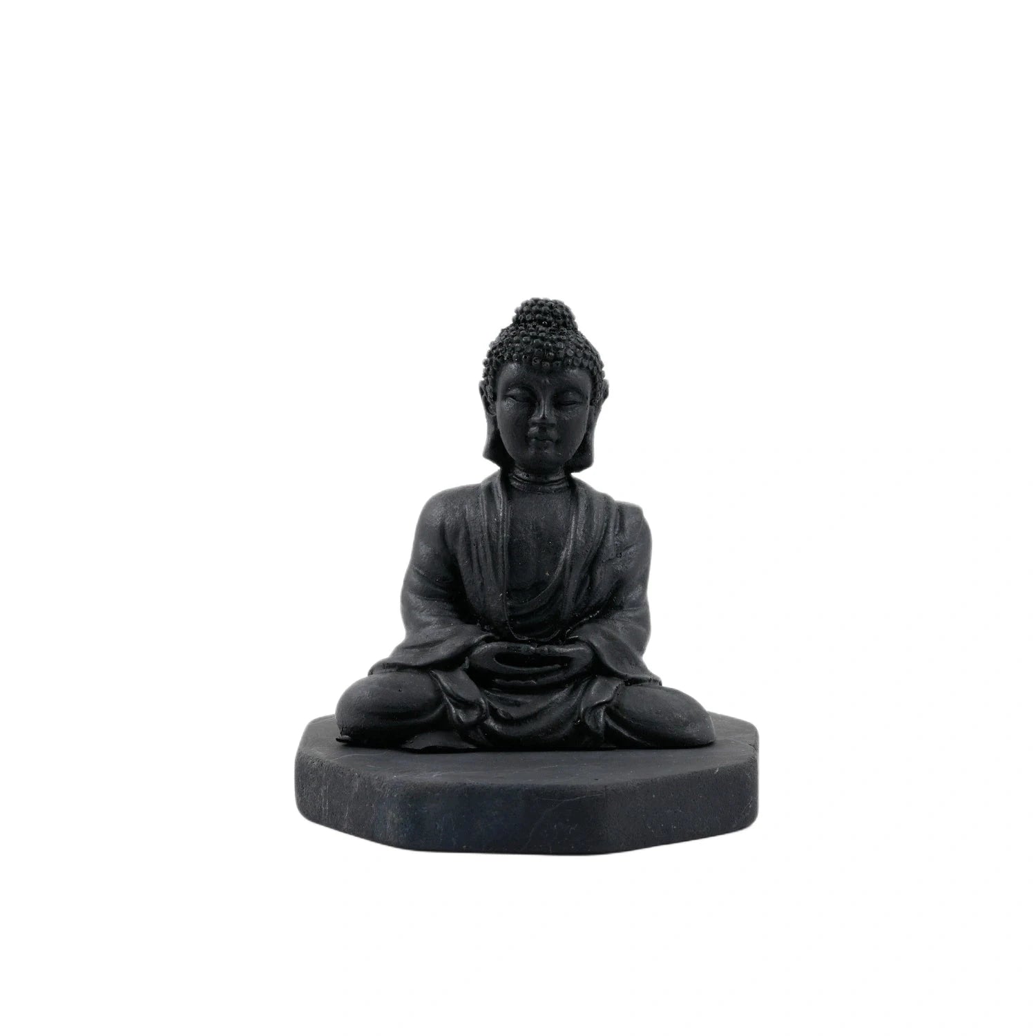 Shungite Buddha Statue For Calm, Clarity & Positive Energy