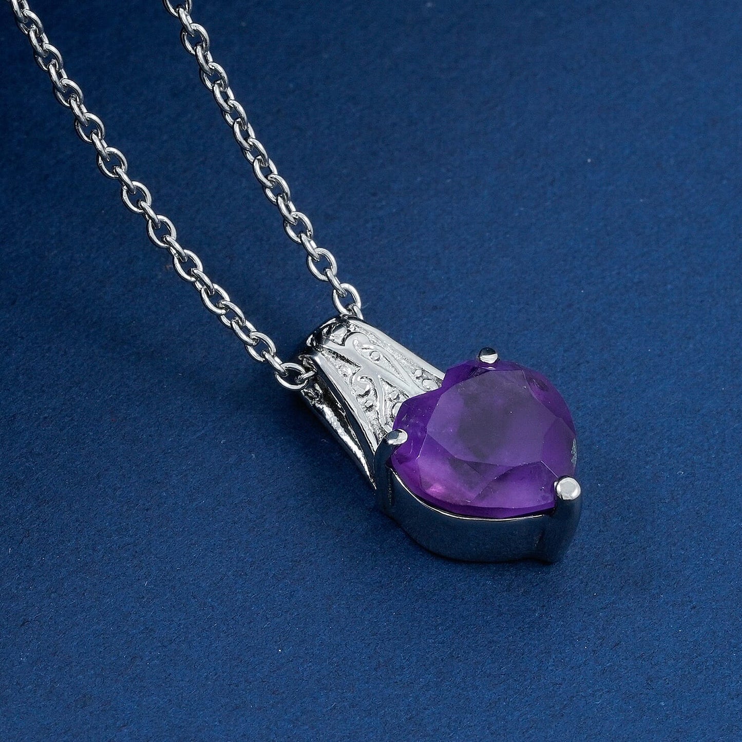 EverTrue African Amethyst Pendant Necklace — Spiritual Clarity & Everyday Elegance