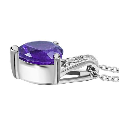 EverTrue African Amethyst Pendant Necklace — Spiritual Clarity & Everyday Elegance