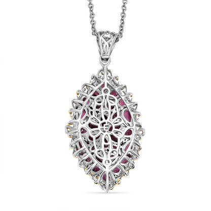 Bunch of Flowers Orissa Rhodolite Garnet Pendant — Heartfelt Energy & Refined Expression