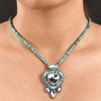 Niassa Ruby Regal Bloom Pendant Necklace