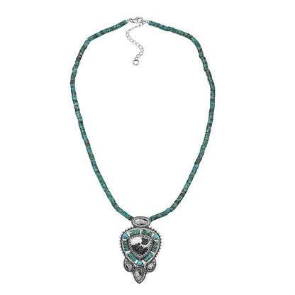 Niassa Ruby Regal Bloom Pendant Necklace