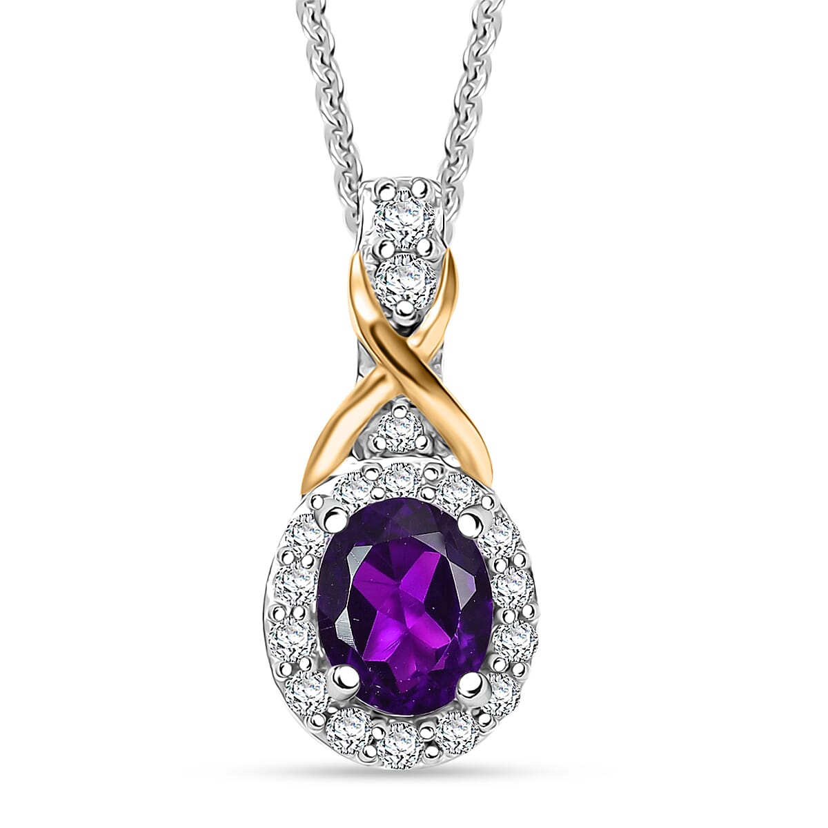 Choose Your Pendant Necklace – 18K Vermeil YG & Rhodium-Plated Sterling Silver