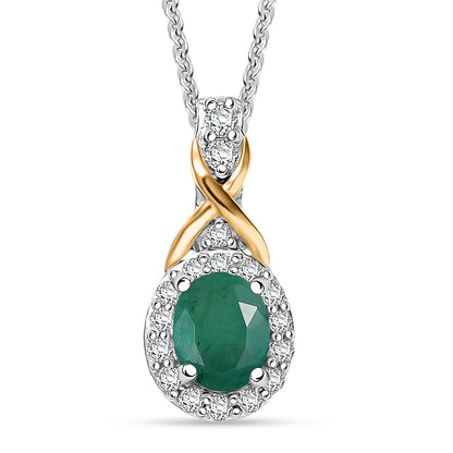 Choose Your Pendant Necklace – 18K Vermeil YG & Rhodium-Plated Sterling Silver