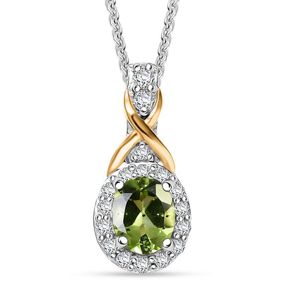 Choose Your Pendant Necklace – 18K Vermeil YG & Rhodium-Plated Sterling Silver
