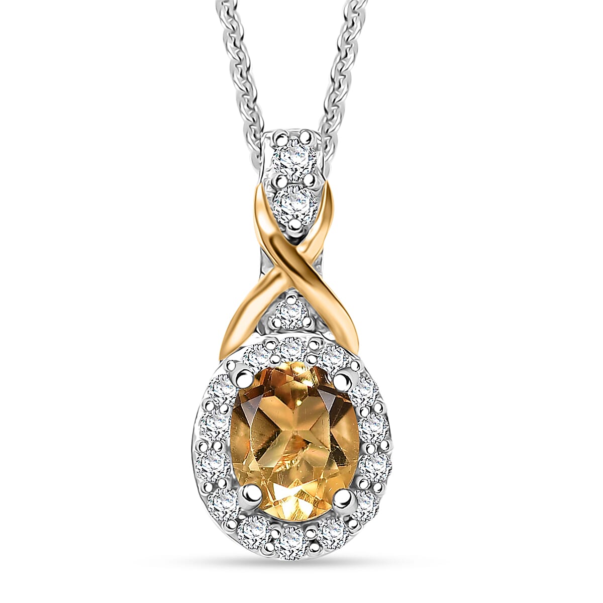 Choose Your Pendant Necklace – 18K Vermeil YG & Rhodium-Plated Sterling Silver