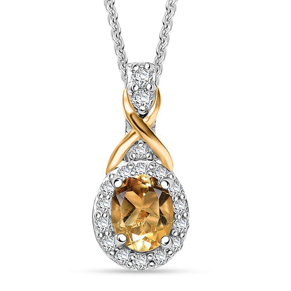 Choose Your Pendant Necklace – 18K Vermeil YG & Rhodium-Plated Sterling Silver