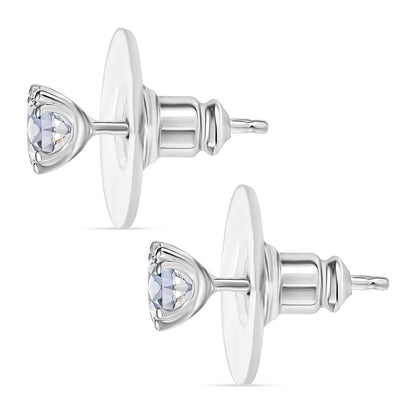Set of 3 - Moissanite Solitaire Stud Earrings Set – Sparkle and Shine in Every Trio