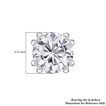 Set of 3 - Moissanite Solitaire Stud Earrings Set – Sparkle and Shine in Every Trio