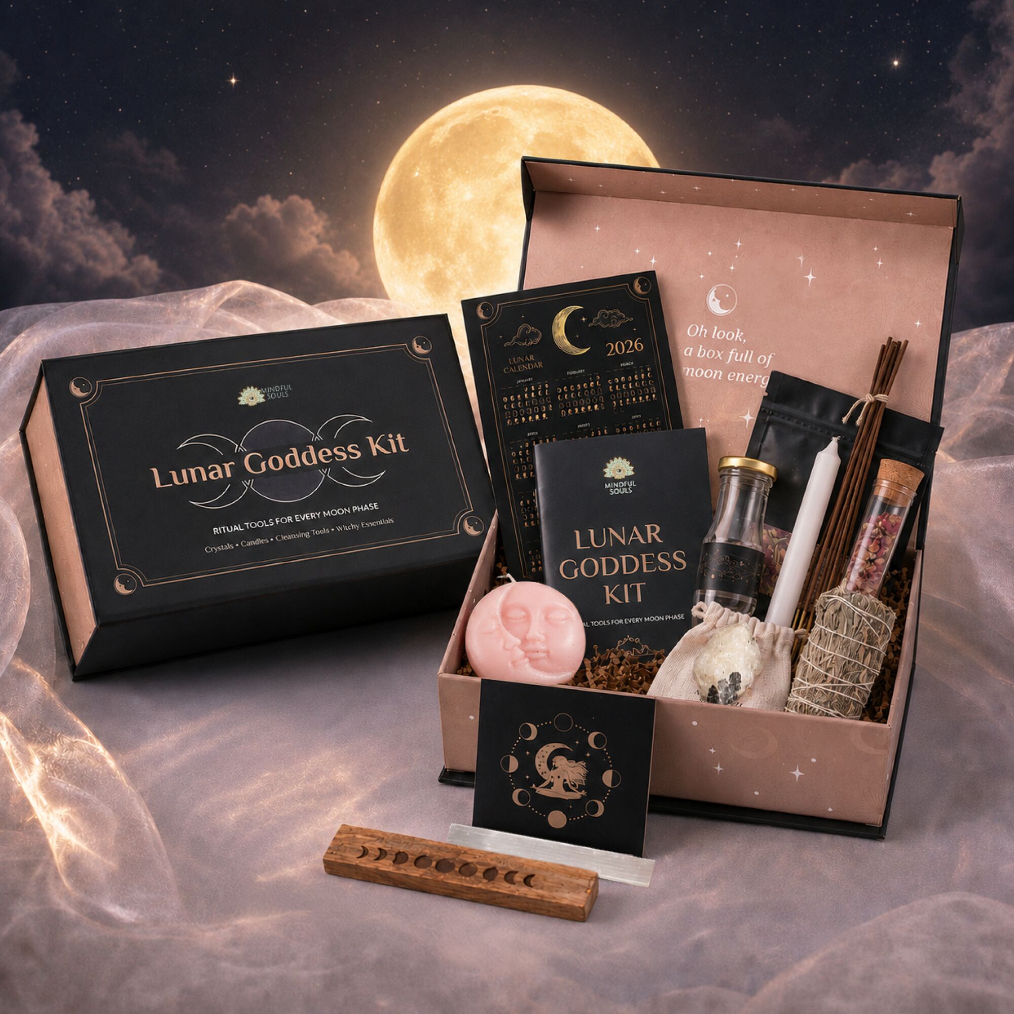 Lunar Goddess Kit – A Full Year of Moon Rituals in One Box