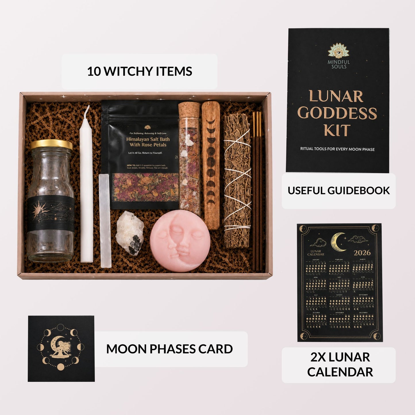 Lunar Goddess Kit – A Full Year of Moon Rituals in One Box