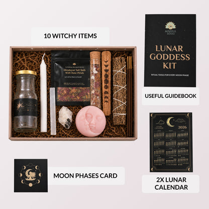 Lunar Goddess Kit – A Full Year of Moon Rituals in One Box