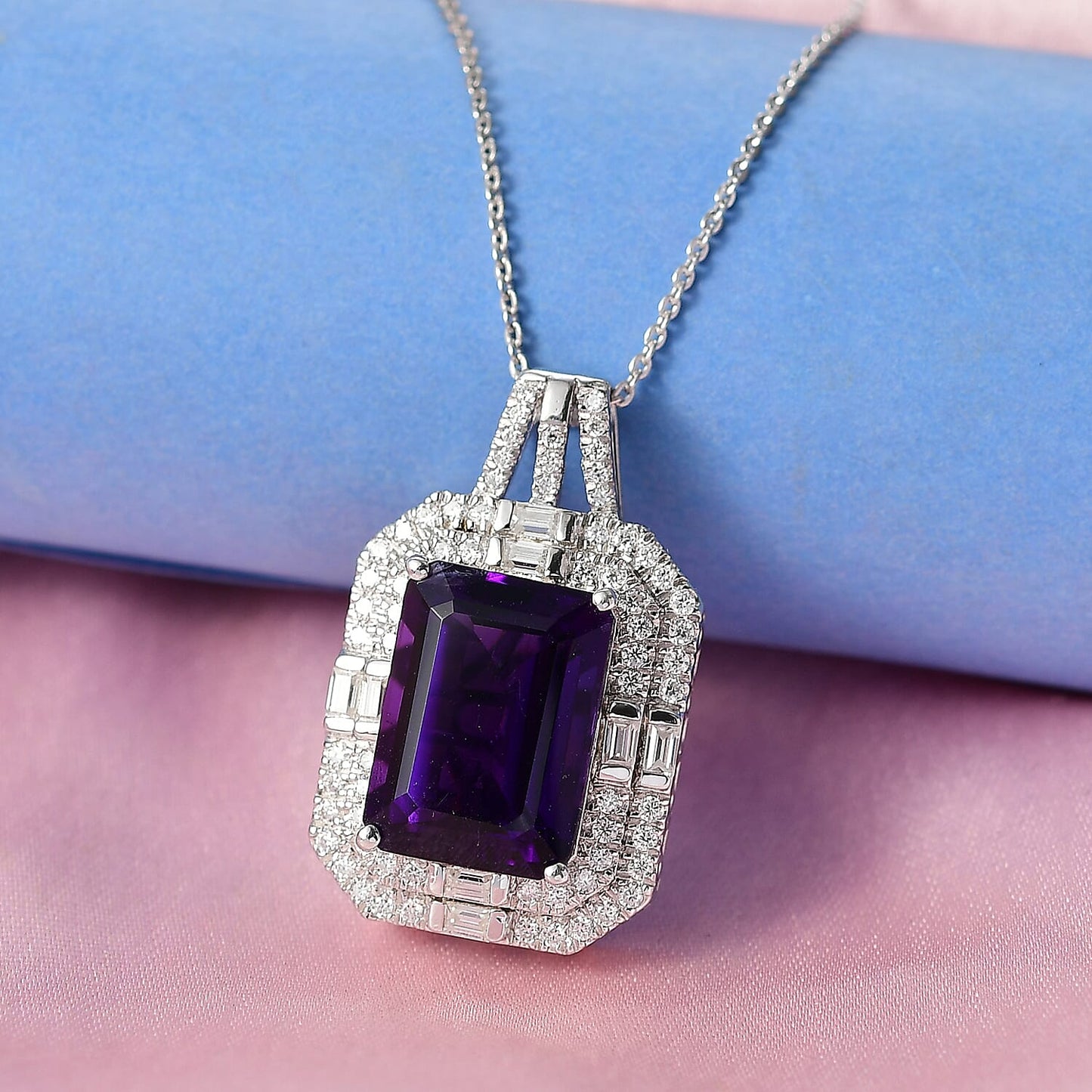Crowned Oracle Lusaka Amethyst Necklace — Intuition, Authority & Refined Brilliance