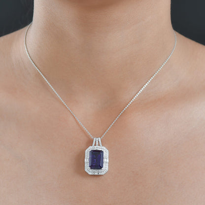 Crowned Oracle Lusaka Amethyst Necklace — Intuition, Authority & Refined Brilliance