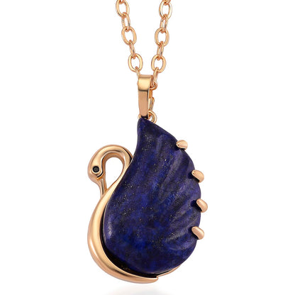 Carved Swan Pendant Necklace — Grace, Elegance, and Timeless Beauty