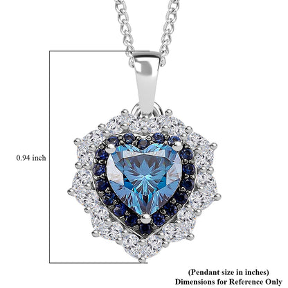 Moissanite Crowned Heart Pendant Necklace — Love & Brilliance