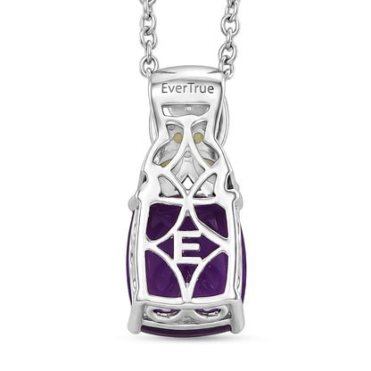 African Amethyst and Multi Gemstone Pendant – Peace and Spiritual Growth