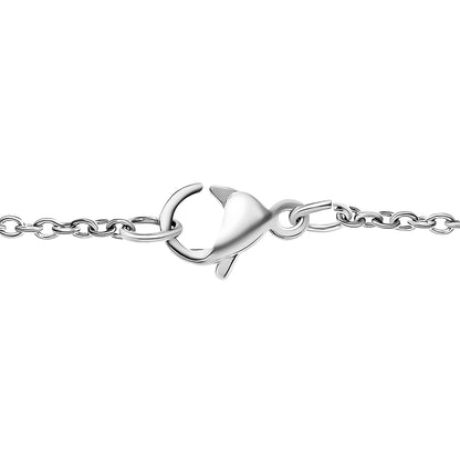 Amethyst & Zircon Pendant Necklace in Silver