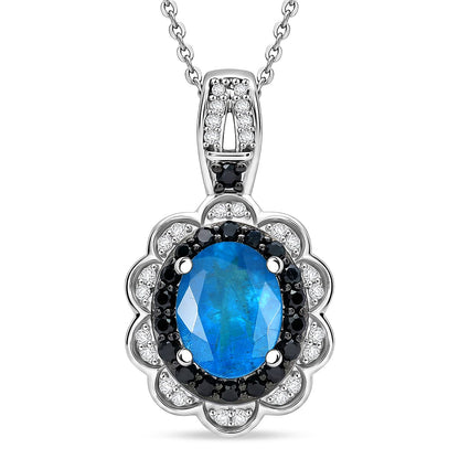 Gemstone Flower Pendant Necklace – Love, Growth and Positive Energy