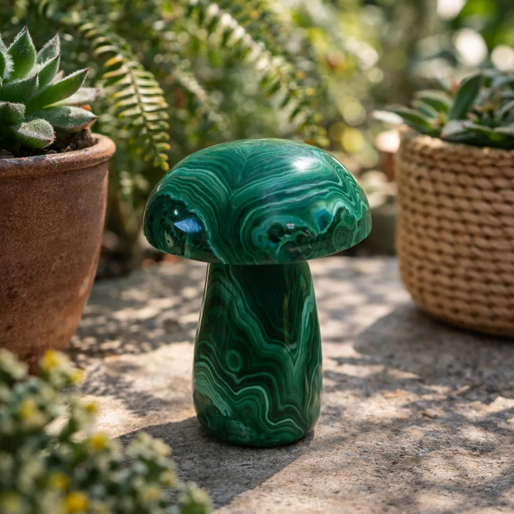 Heart Healing Malachite Mushroom – Embrace Transformation