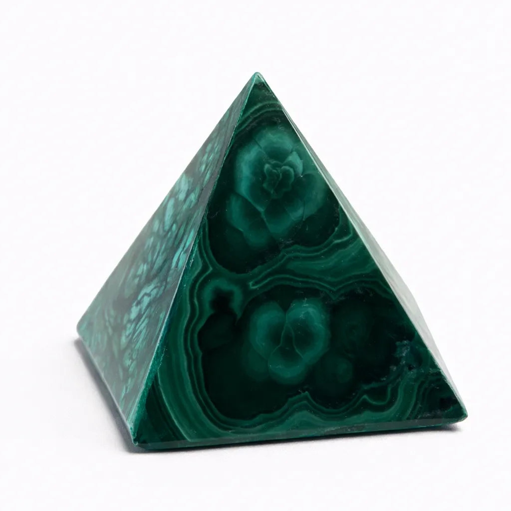 Sacred Malachite Pyramid - Focused Heart Healing