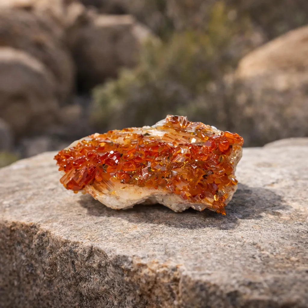 Vital Energy Vanadinite Stone for Manifesting