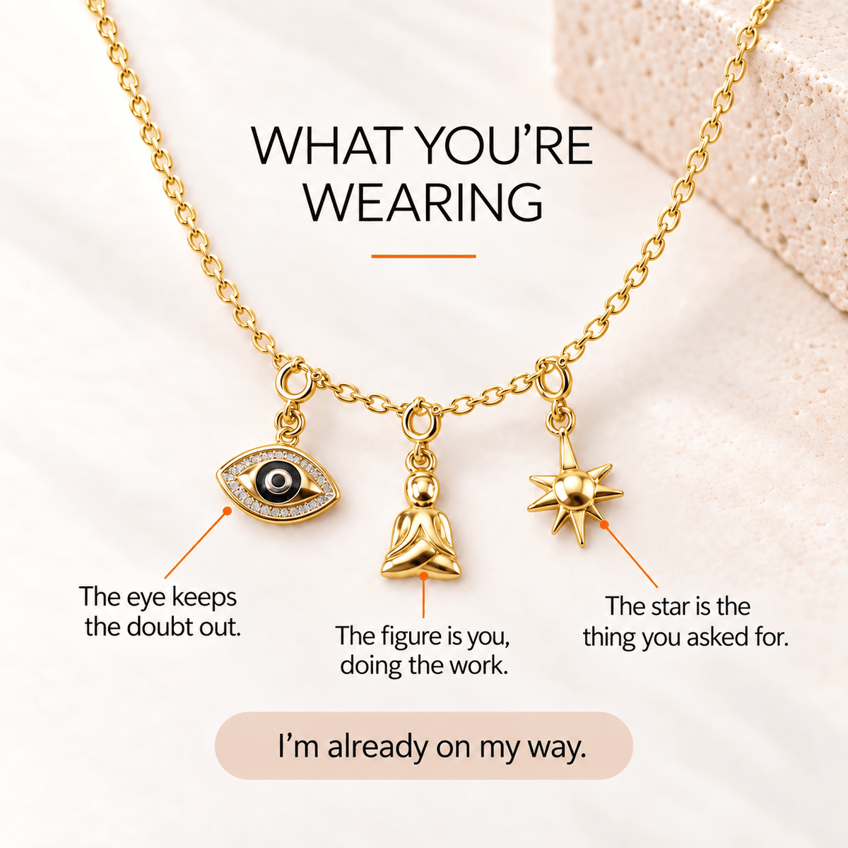 Manifestation Charm Set – Focus, Calm & Positive Energy