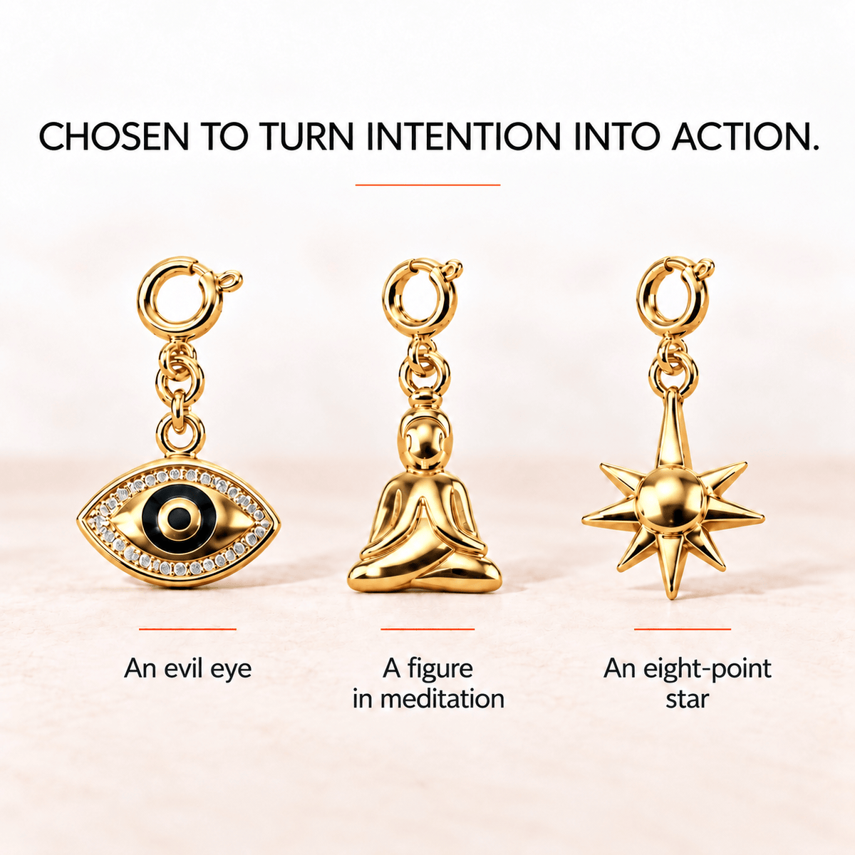 Manifestation Charm Set – Focus, Calm & Positive Energy
