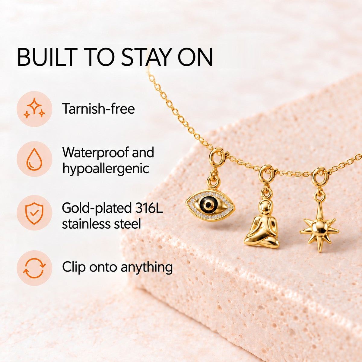 Manifestation Charm Set – Focus, Calm & Positive Energy