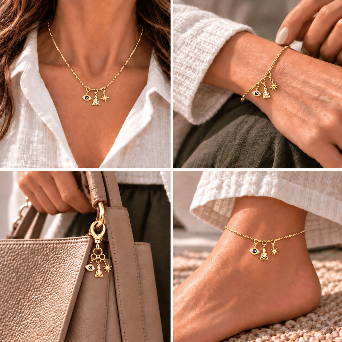 Manifestation Charm Set – Focus, Calm & Positive Energy