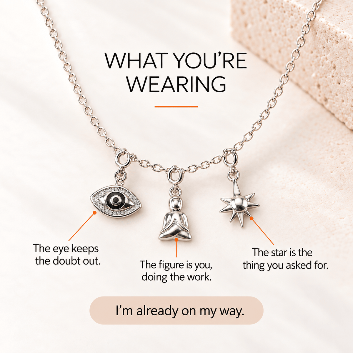 Manifestation Charm Set – Focus, Calm & Positive Energy