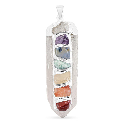 Chakra Crystal Point Pendant – Amplified Healing