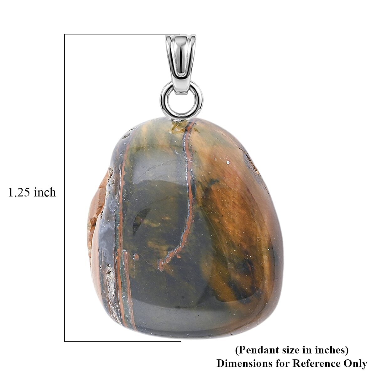 Natural Tumbled Crystal Pendant for Daily Energy