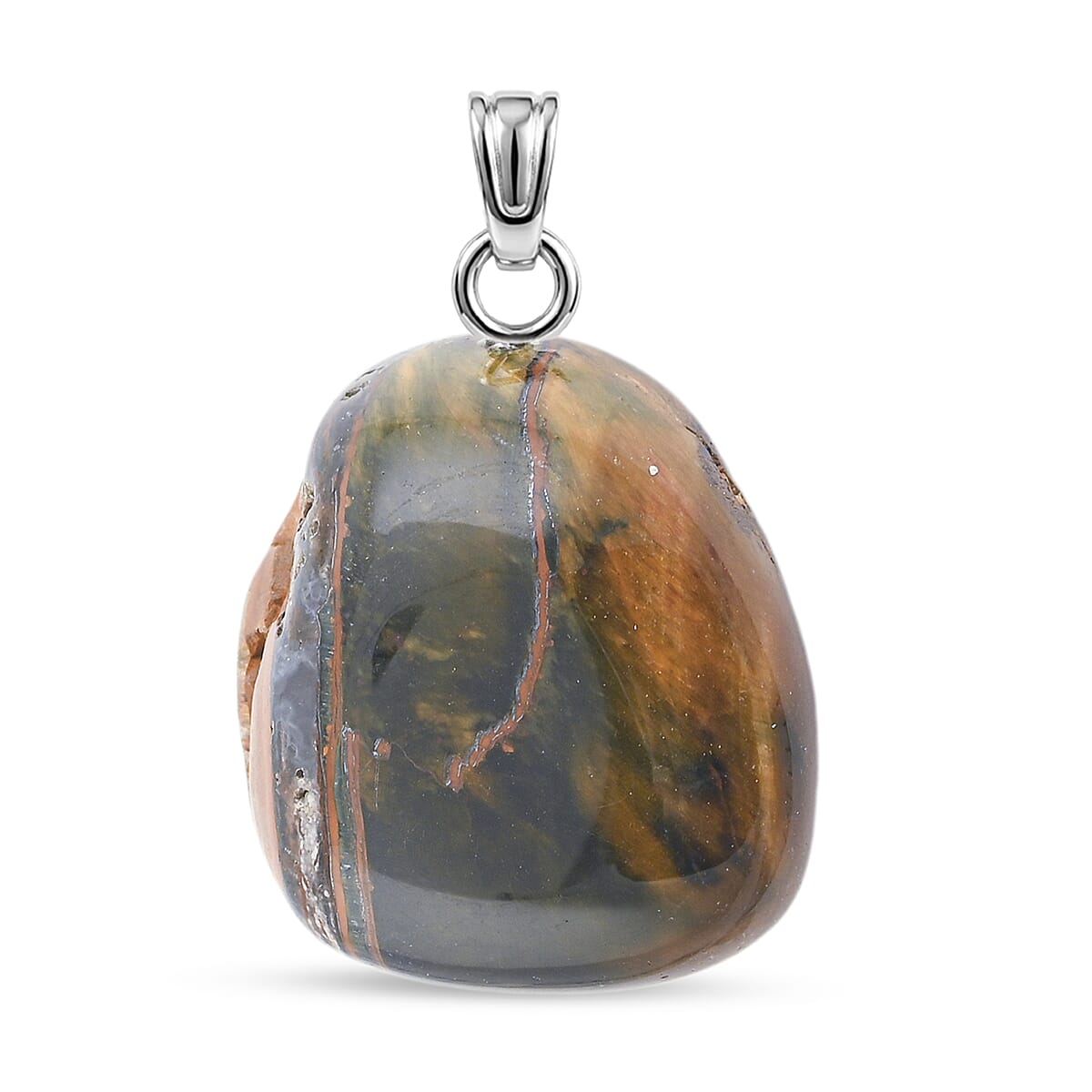 Natural Tumbled Crystal Pendant for Daily Energy