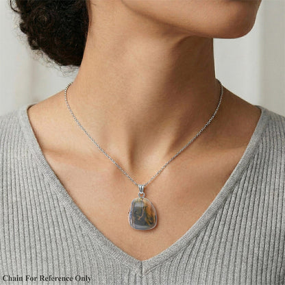 Natural Tumbled Crystal Pendant for Daily Energy