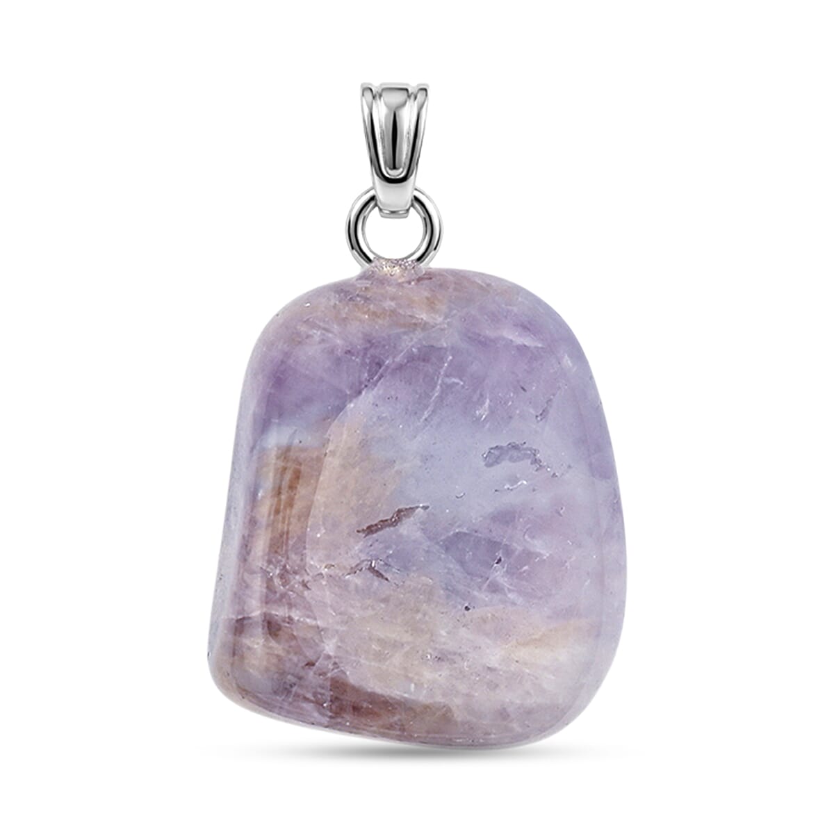 Natural Tumbled Crystal Pendant for Daily Energy