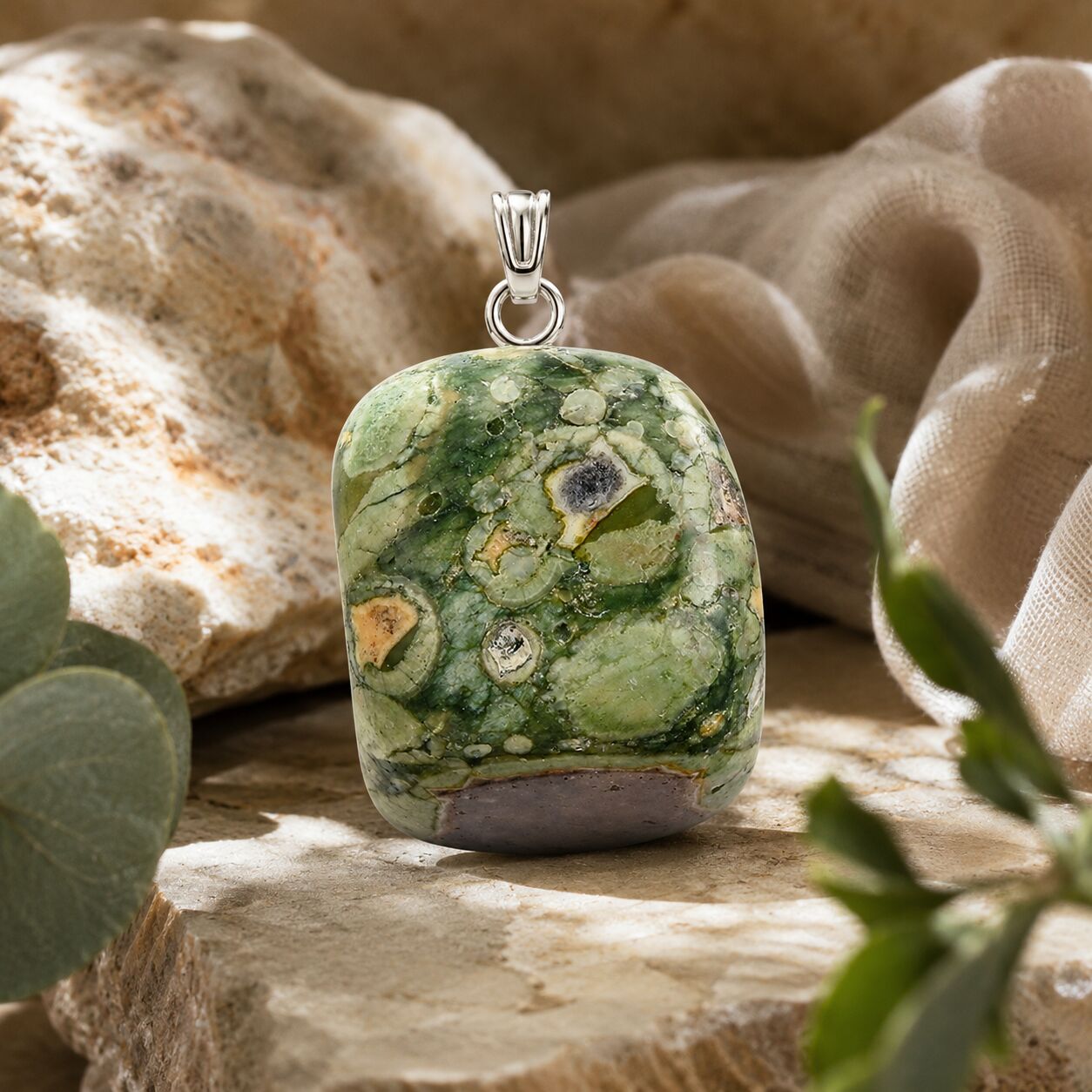 Green Jasper Pendant – Supreme Nurturer