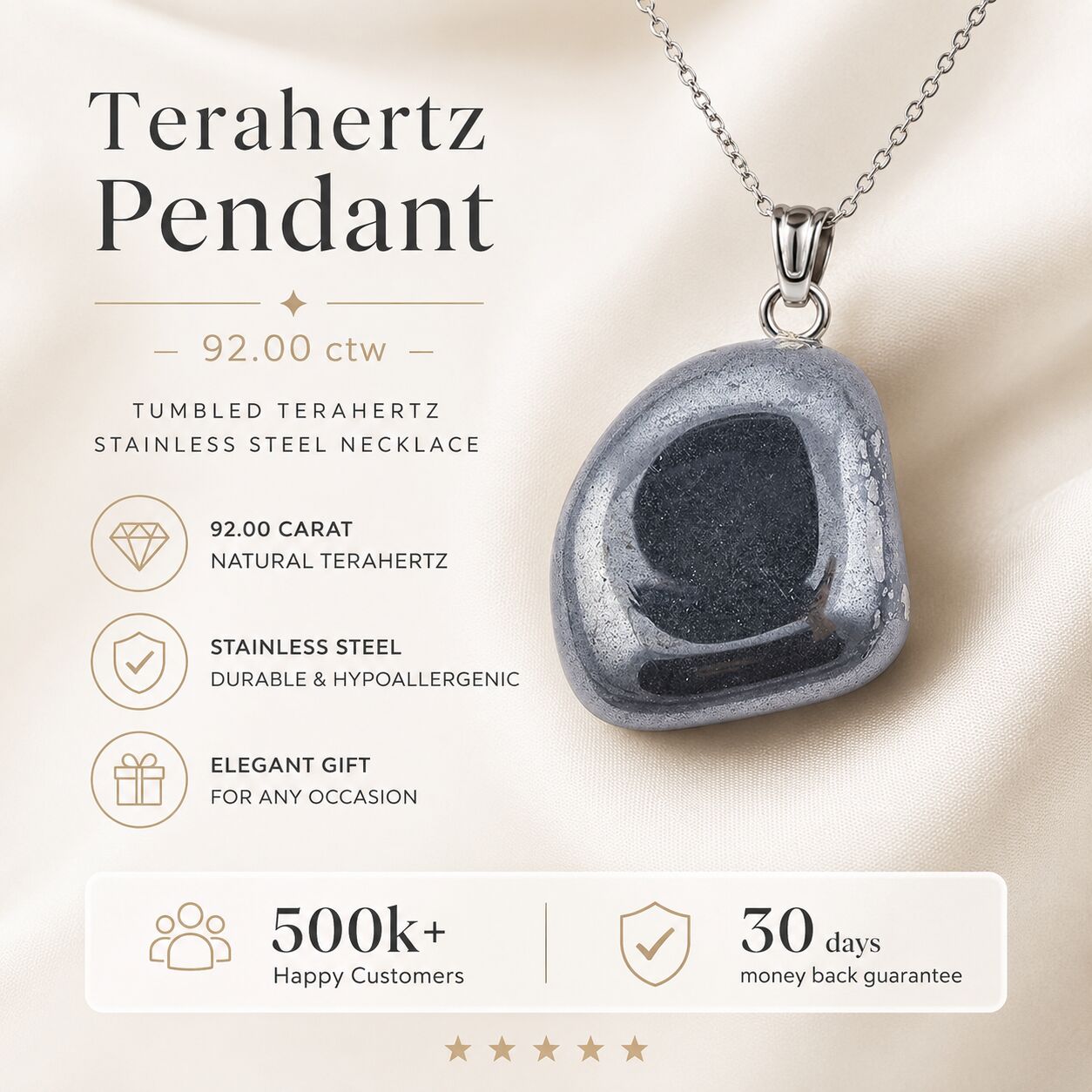 Terahertz Pendant – High-Vibe Crystal Energy