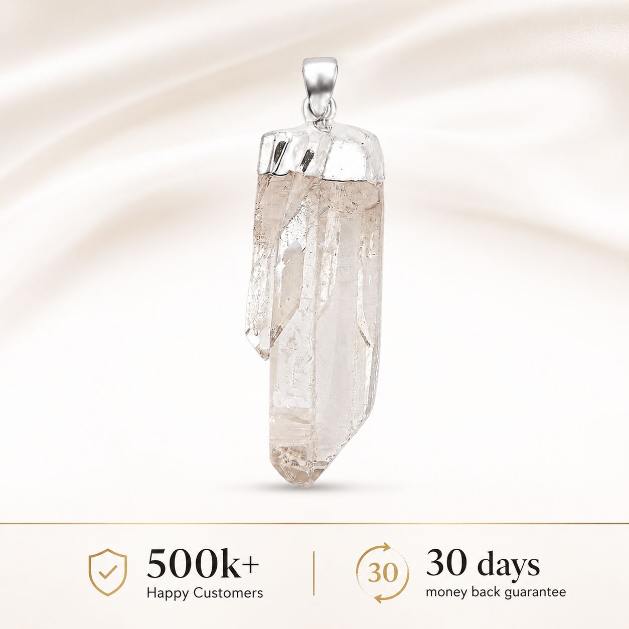 Clear Quartz Point Pendant – Everyday Amplifier