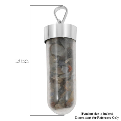 Crystal Chip Vial Pendant – Your Daily Amulet