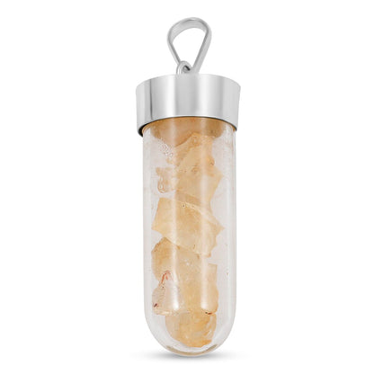 Crystal Chip Vial Pendant – Your Daily Amulet