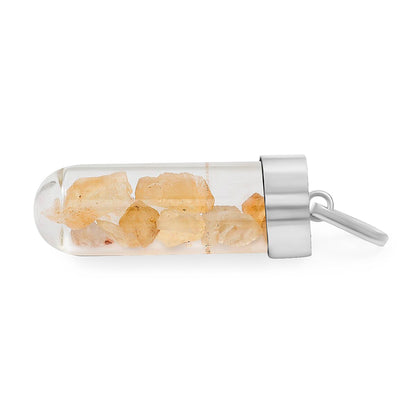 Crystal Chip Vial Pendant – Your Daily Amulet