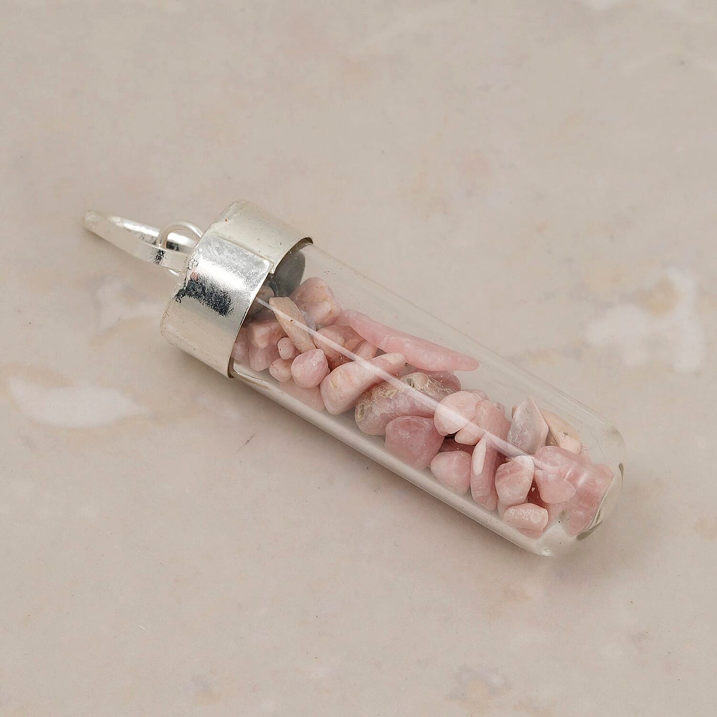 Crystal Chip Vial Pendant – Your Daily Amulet