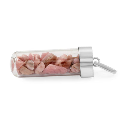 Crystal Chip Vial Pendant – Your Daily Amulet