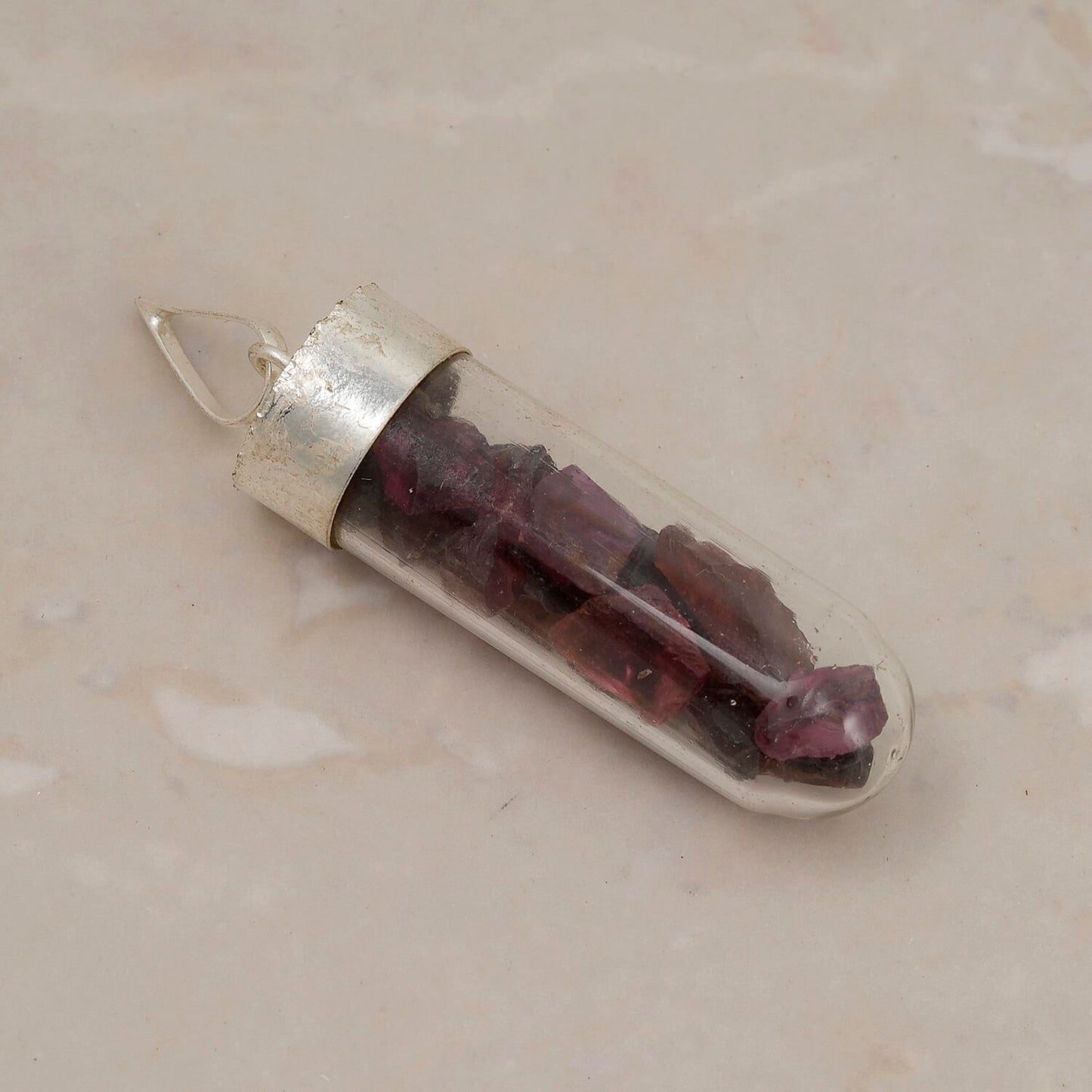 Crystal Chip Vial Pendant – Your Daily Amulet
